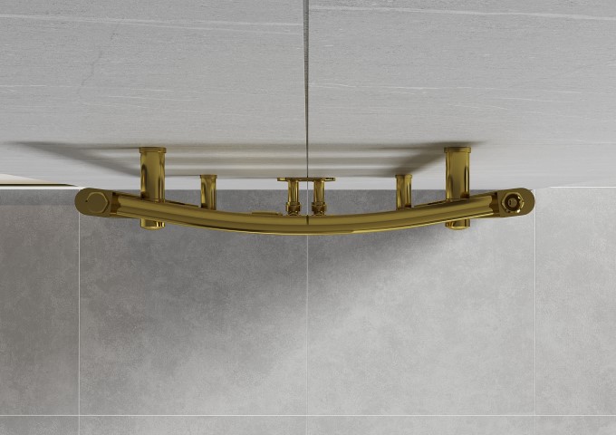 GOUDEN radiator voor de badkamer