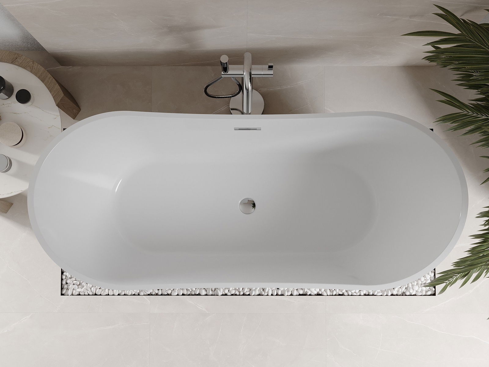 Beige gres tegels Mexen