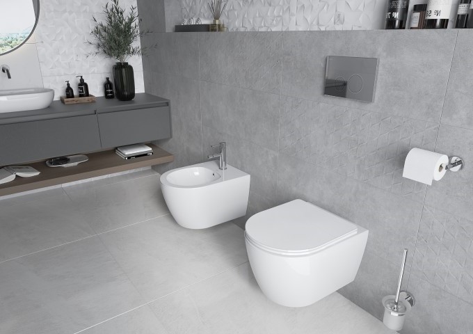 Witte bidethandgrepen