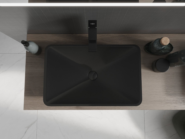 Badkast in eiken kleur