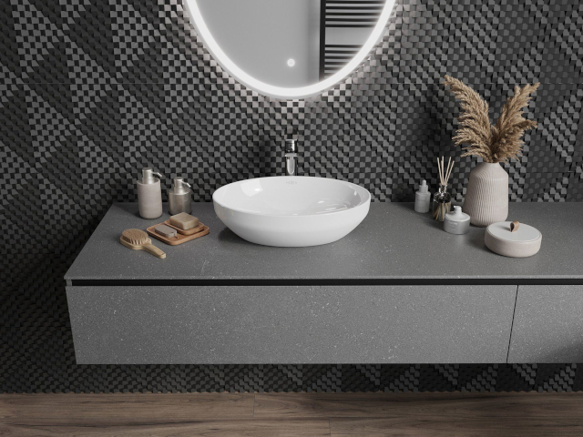 Kast om op te hangen in de badkamer