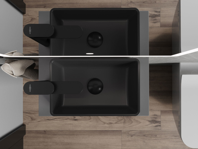 Kastje onder de wastafel 50 cm