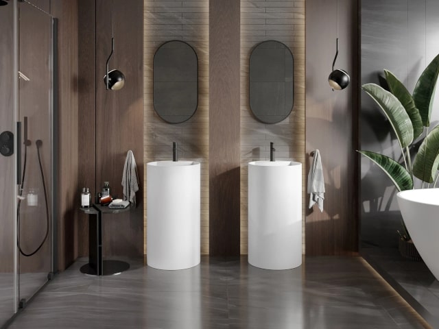 Neutraal licht in de badkamer