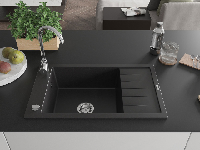 Spoelbak met afdruiprek