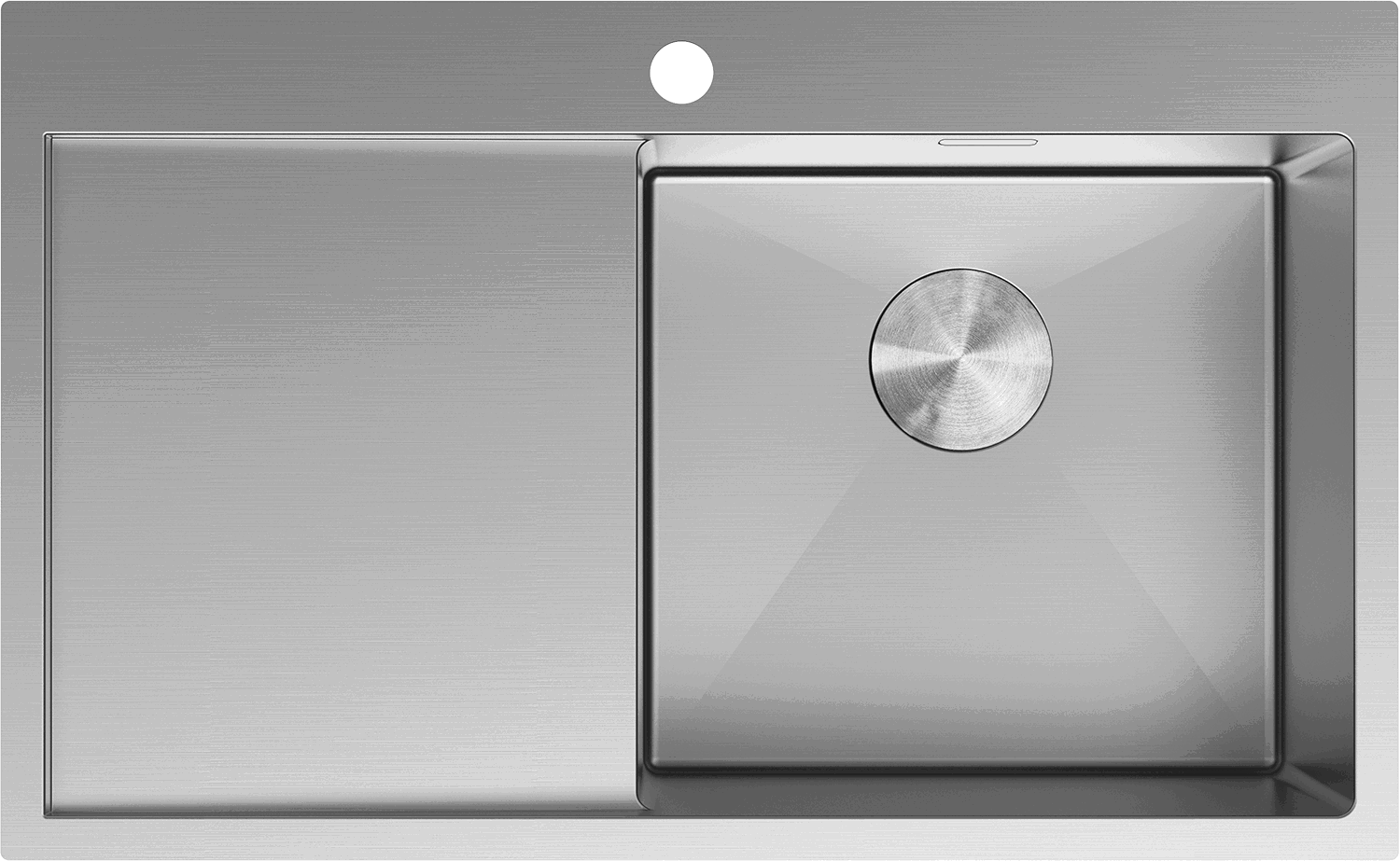 Inox stalen spoelbak