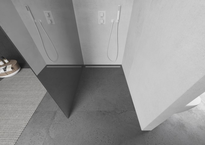 Doucheschermen spiegel