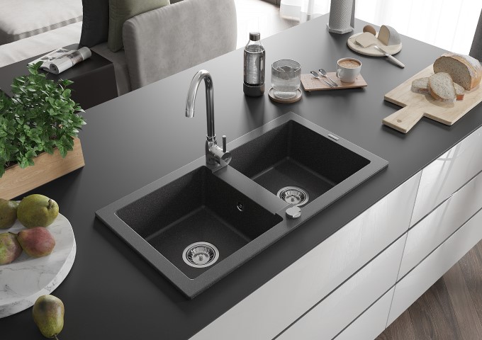 Keuken dispensers chroom