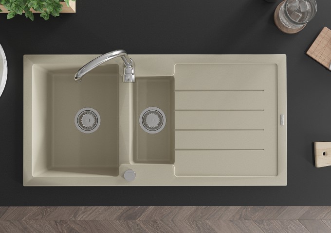 Keukenkranen chroom met uittrekbare uitloop