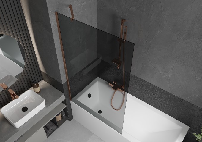 Douche stangen roze goud