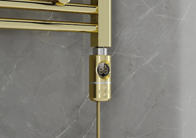 Elektrisch verwarmingselement goudkleurig 900W