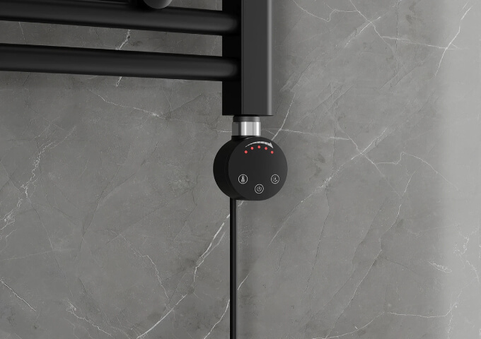 Elektrisch verwarmingselement 600W zwart