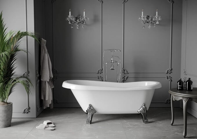 Stijlvolle badkamer Terrazzo