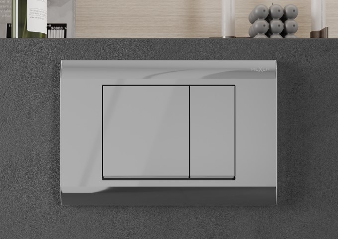 Spoelknoppen glanzend chroom