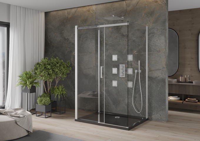 Rechthoekige douchecabines 70x90 cm