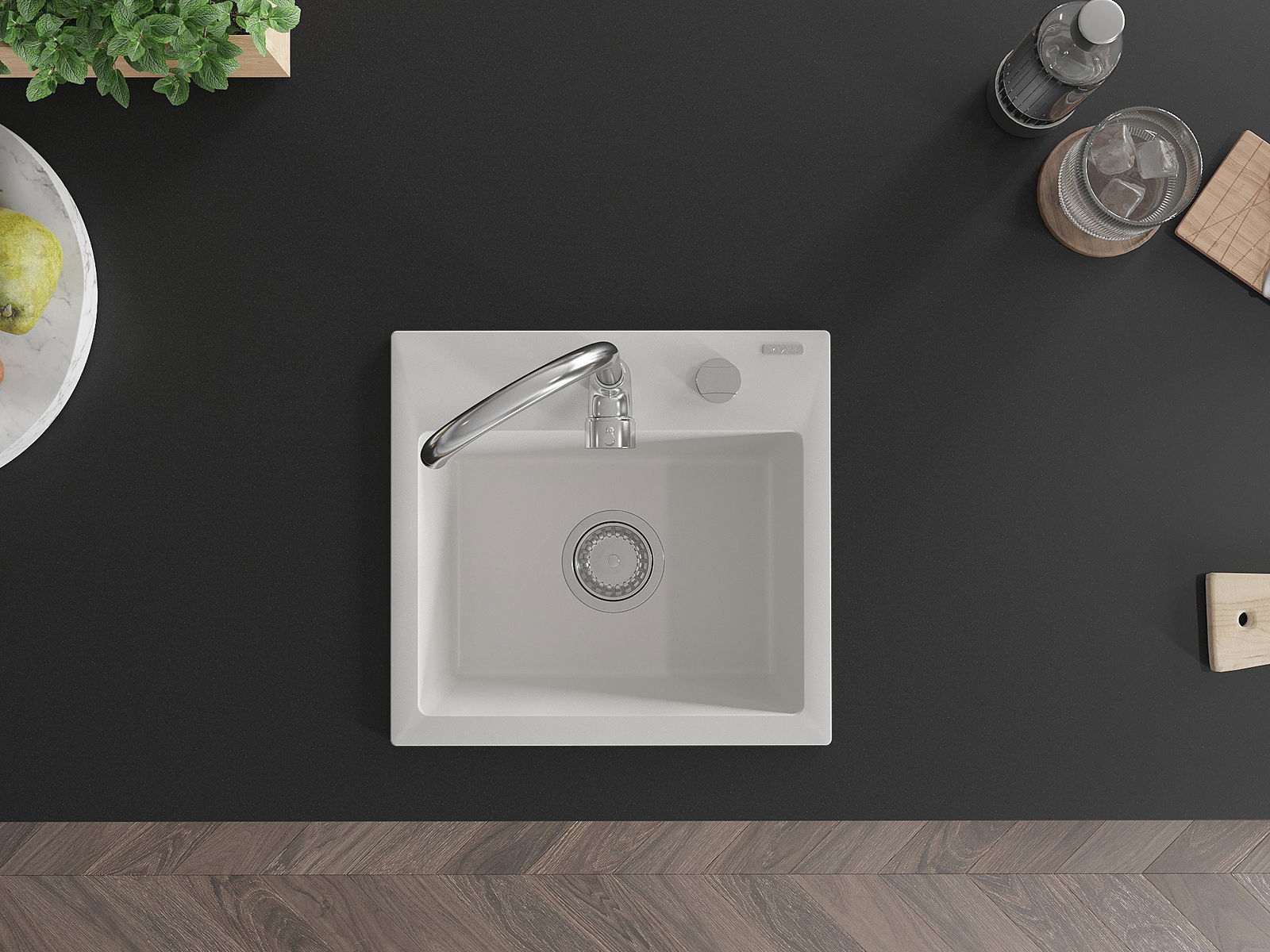 Kleine eenkoms gootsteen Mexen