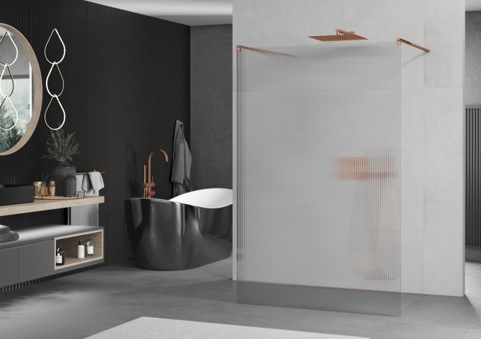 douche-arm roségoud