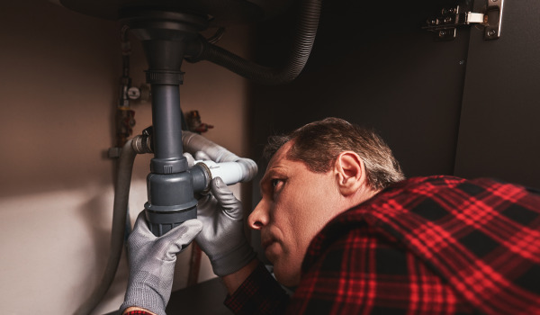 Hoe maak je een sifon onder de gootsteen waterdicht?