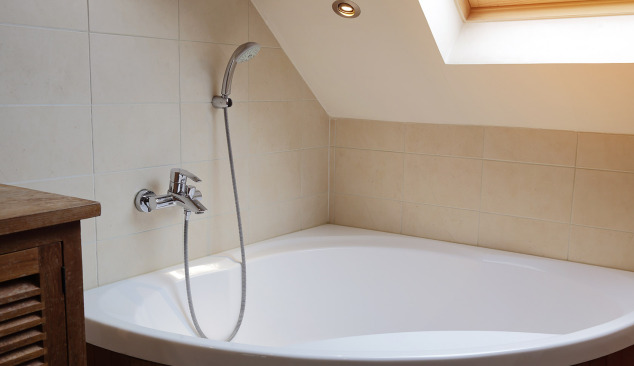 Hoekbaden lossen het probleem van ruimtegebrek op