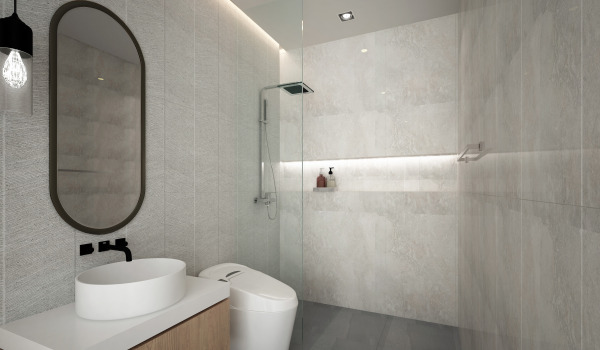 Hoe hoog de regendouche ophangen?