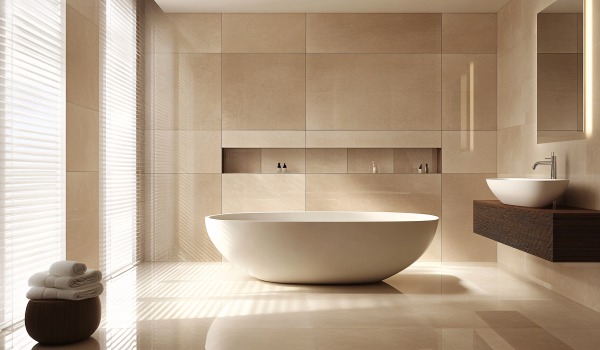 Beige badkamer - hoe creëer je een warme, elegante en tijdloze ruimte?