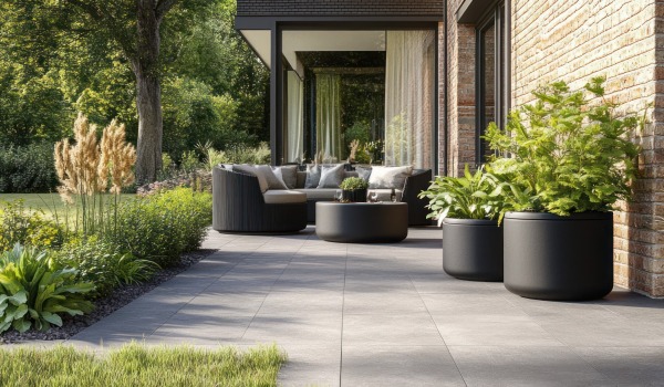 Wat voor een onoverdekt terras? De beste materialen die bestand zijn tegen regen, zon en vorst 