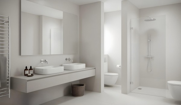 Minimalistische badkamer — hoe richt je een eenvoudige, elegante en functionele ruimte in? 