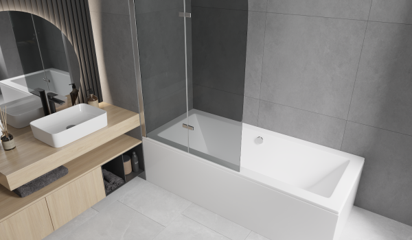 Nadelen en voordelen van een badkuip met scherm