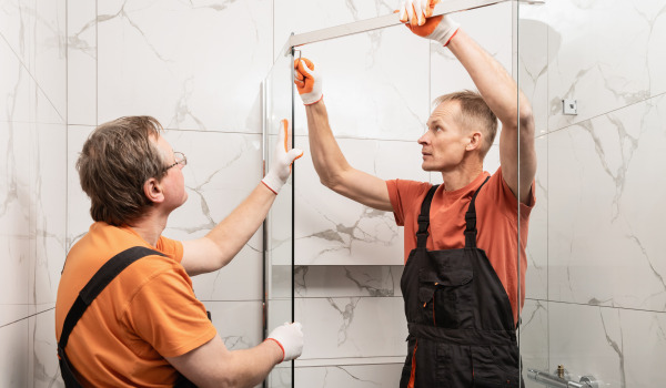 Hoe monteer je een douchewand?