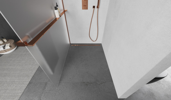 Exclusief roségoud in de badkamer