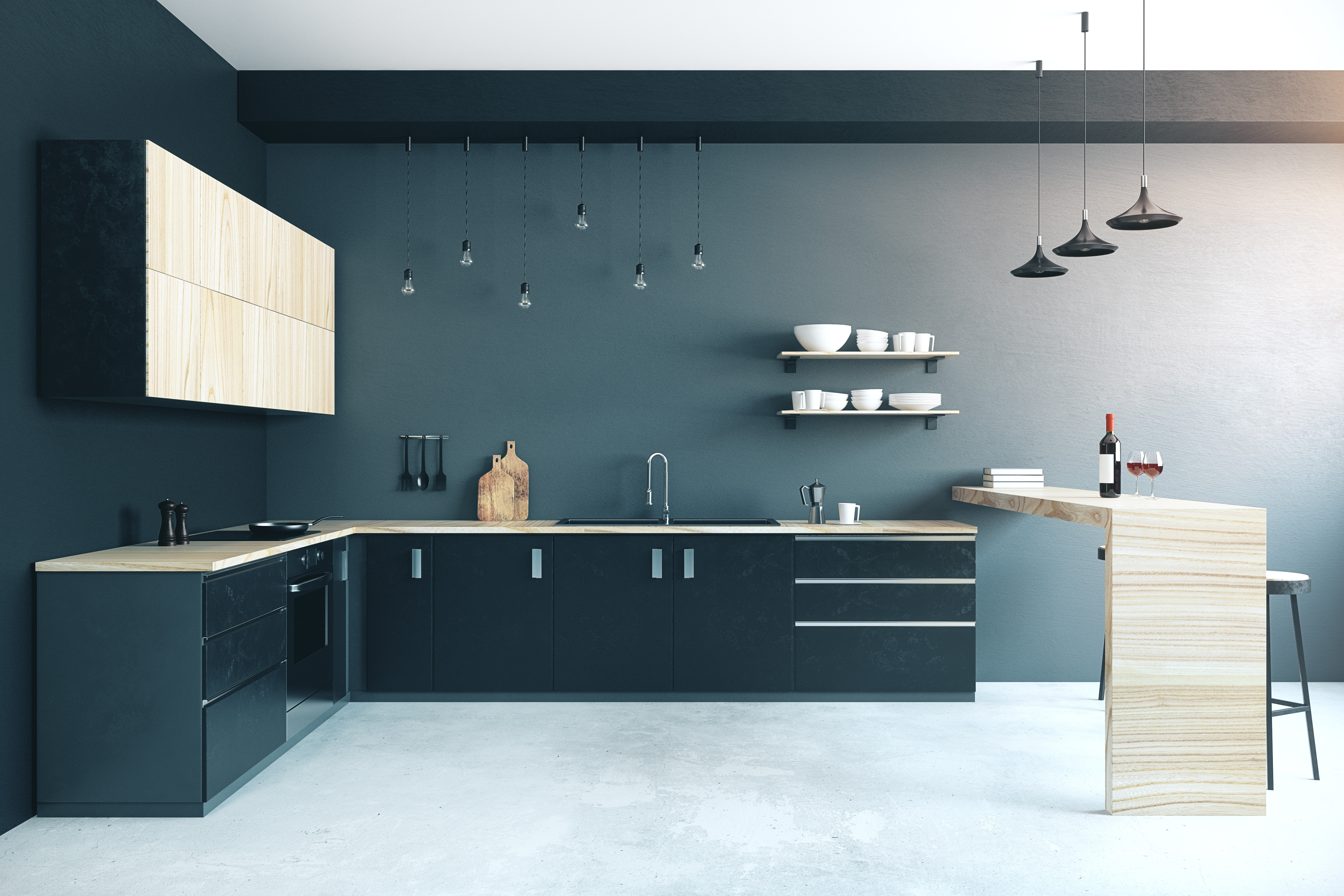Beton op de muur in huis – hoe bereik je dit effect?