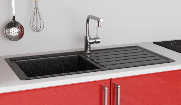 Goede granieten gootsteen voor de keuken - welke kiezen? 5 belangrijkste kenmerken