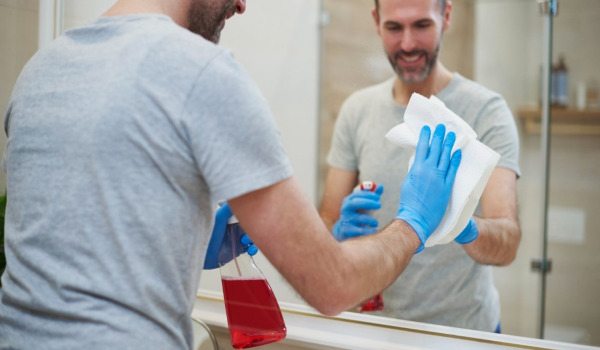 Hoe zorg je voor een badkamer spiegel om zijn glans jarenlang te behouden?