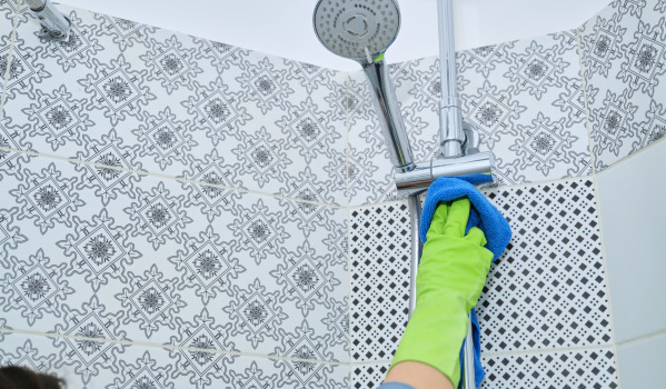 Hoe maak je de doucheslang en douchekop schoon?